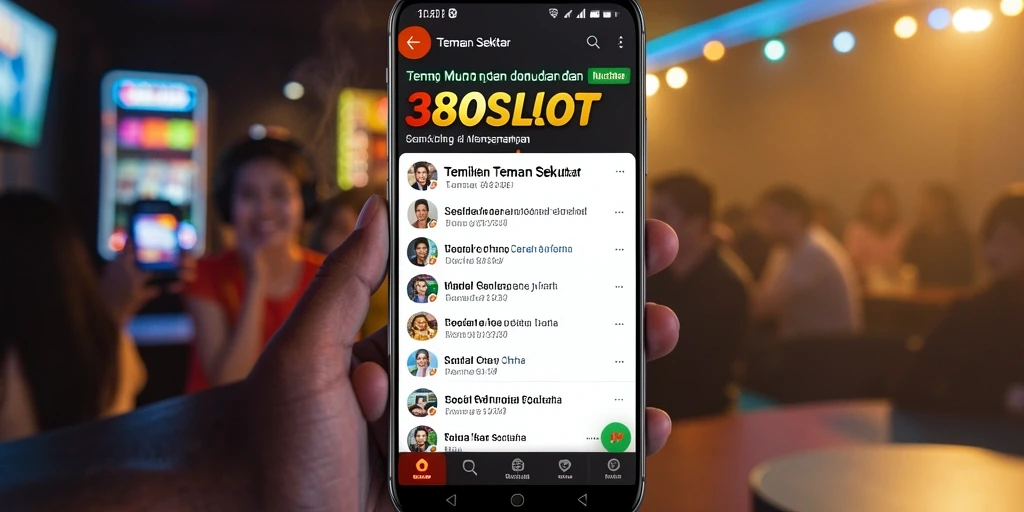 Antarmuka pengguna 380SLOT yang sederhana dan menarik.