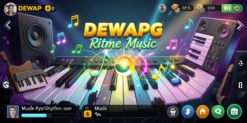 Tampilan antarmuka menarik dan penuh warna dari DEWAPG.