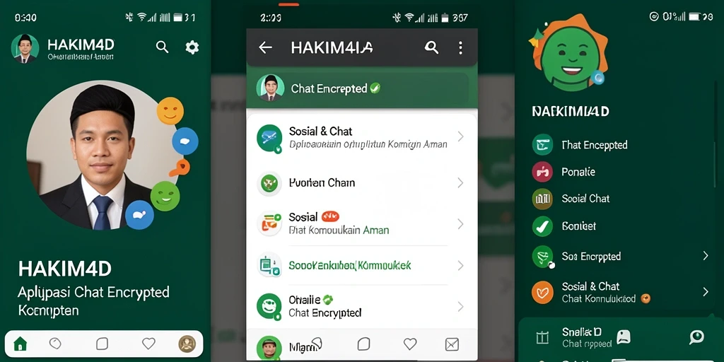 Tampilan antarmuka HAKIM4D yang sederhana dan fungsional.